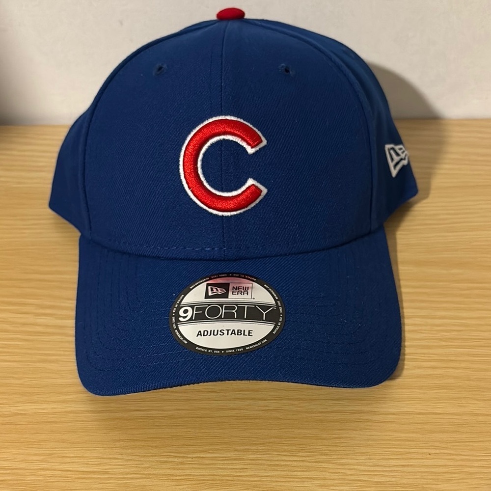 New Era Chicago cubs Royal Blue Cap with Red Emblem Baseball